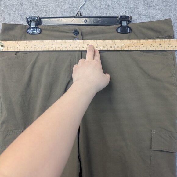 Tilley Adjustable Cargo Outdoor Utility Convertible Hiking camping pant TAUPE 16 - Picture 3 of 13